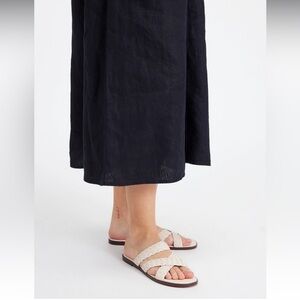 NEW Madewell The Mena Slide Sandal in Ecru size 6.5